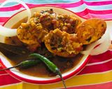 A picture of step 9 of Spicy Egg  Curry.