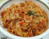 Gambar langkah 8 resipi 👩‍🍳Spaghetti Bolognese Goreng.