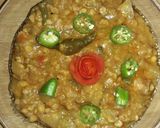 A picture of step 2 of Kadu dal chana.