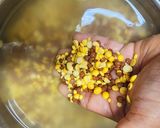 A picture of step 2 of Horsegram Dal Vadas.