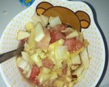 A picture of step 2 of Fruit salad.