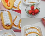 Foto langkah ke 6 dari resep Strawberry Omelette Bbang - Korean Omelette Cake.