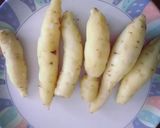 A picture of step 1 of Sweet potato chaat.