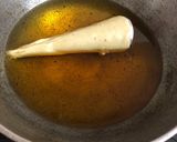 A picture of step 2 of Ice cream cone chaat.