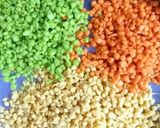 A picture of step 5 of Bundi ke ladoo.