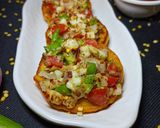 A picture of step 6 of Moong dal Pizza.