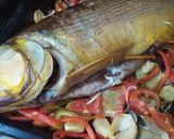 Foto del paso 3 de la receta: Pescado dorado al horno😋