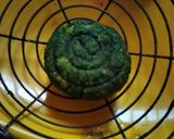 A picture of step 2 of Three colour semolina sandesh.