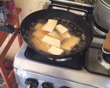 A picture of step 2 of Fried yam.
