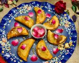 A picture of step 7 of Atayef/ KatayefArabic sweet pancakes.