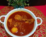 A picture of step 4 of Chicken curry.