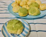 Hình bước làm 3 của món Matcha Cream Puff(Bánh su kem trà xanh)