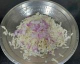 A picture of step 1 of Maharastrian Style Dadpe Poha.