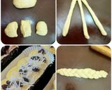 Foto langkah ke 2 dari resep Cara Membentuk Cinnamon roll+roti Kepang step by step+Foto ^^.