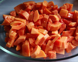 Foto del paso 1 de la receta: Papaya con pulpa de Limón