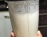 A picture of step 3 of Peanut Milk and Paneer.