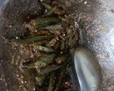 A picture of step 5 of Bharwa Masala Bhindi with Vegetable Raita - Dalgona Style.