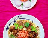 হায়দ্রাবাদি মটন কাচ্চি দম বিরিয়ানি (Hydrabadi kacchi dum biriyani recipe in Bengali) রেসিপি ধাপ - 6 ছবি