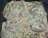 Foto del paso 6 de la receta: Filete de ternera con portobello y salsa cremosa de gorgonzola y cebollino