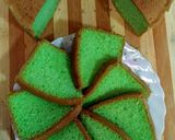 Foto langkah ke 10 dari resep Sponge cake pandan lembut(buat pemula wajib di coba).