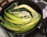 Une image de l'étape 4 de Poireaux vinaigrette à l'effiloché de jambon cru.