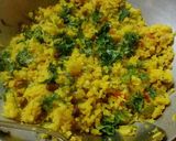 A picture of step 5 of Veg Poha.