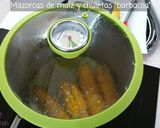 Foto del paso 1 de la receta: Mazorcas de maíz con chuletas "barbacoa"