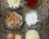 A picture of step 1 of Egg Mayo Roll.
