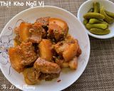 Hình bước làm 3 của món Thịt Heo Kho Ngũ Vị công thức Bà Phương :))))