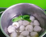 Hình bước làm 1 của món Chè khúc bạch trái cây