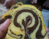 Foto langkah ke 6 dari resep Marmer cake ekonomis.
