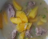 Hình bước làm 3 của món Canh đu đủ hầm xương