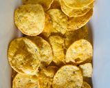 A picture of step 5 of Nachos with chicken.