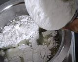 A picture of step 2 of Rice flour khichu.