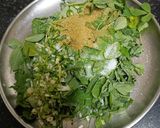 A picture of step 2 of Layered Methi Paratha.