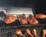 A picture of step 9 of P-lo Grilled Smoked Chicken🍗.