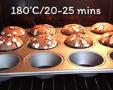 รูปขั้นตอนการทำที่ 5 ของ คัพเค้กช็อคโกแลต Chocolate Muffins