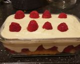Une image de l'étape 4 de Tiramisu Framboises.