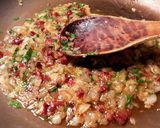 Foto del paso 6 de la receta Revuelto de tomates secos achoados y atún en conservas