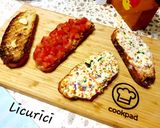 Pas rețetă Bruschette calde cu crema de branza 4 fotografie