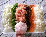 Hình bước làm 1 của món Nem gà 🐔