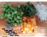 Foto langkah ke 2 dari resep Mpasi 4 Bintang "Bubur Nasi Daging Buncis Wortel".