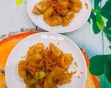 Hình bước làm 3 của món Mì căn xào sả ớt