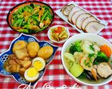 Hình bước làm 2 của món Xào tôm thập cẩm
