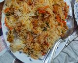 A picture of step 5 of Singaporian Rice.