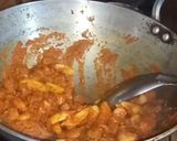 A picture of step 10 of Shrimp Curry.