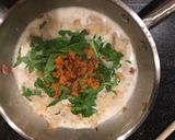 A picture of step 7 of Crispy Pepper Seafood Scampi over Red & Green Lentil Penne.