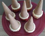 Φωτογραφία βήματος 4 της συνταγής Cupcakes δεντράκια 🎄