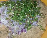 A picture of step 6 of Shami kabab.