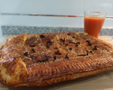 Foto del paso 6 de la receta: Empanada de espinacas, requesón y pavo 🍴🥟